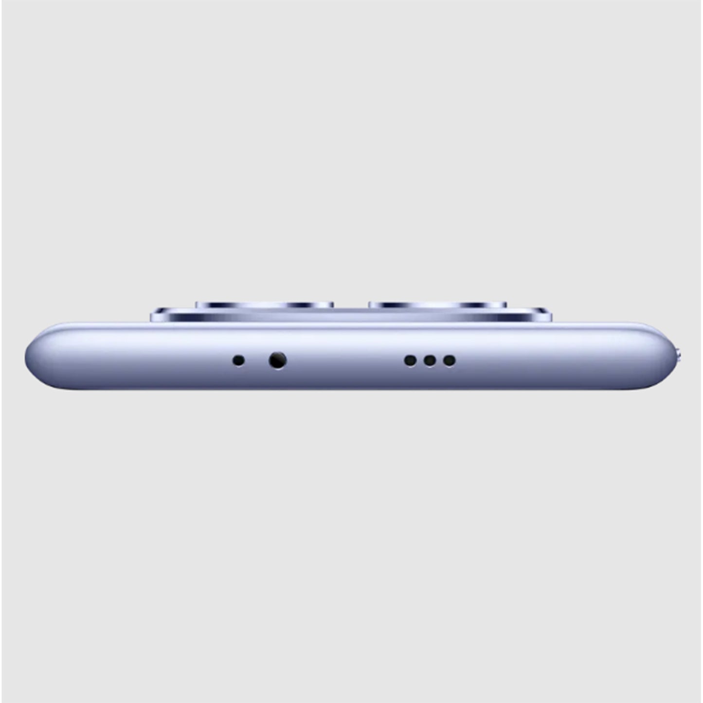 Side view of a smartphone with a light gray background