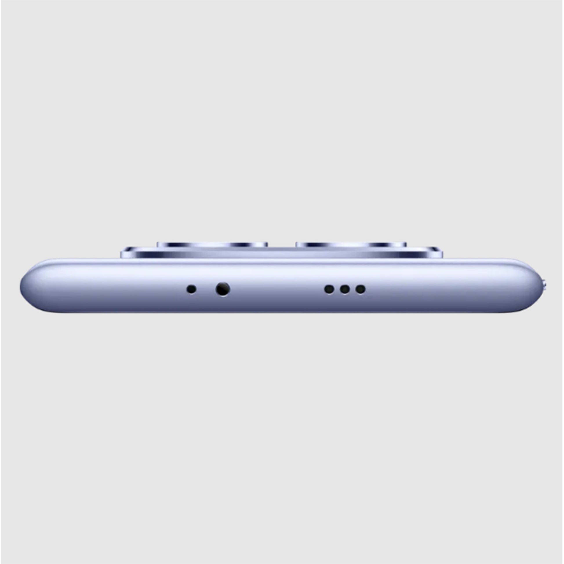 Side view of a smartphone with a light gray background